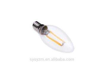 C-shape decorative LED filament bulb C35 2w 4w 6w E14 E12 